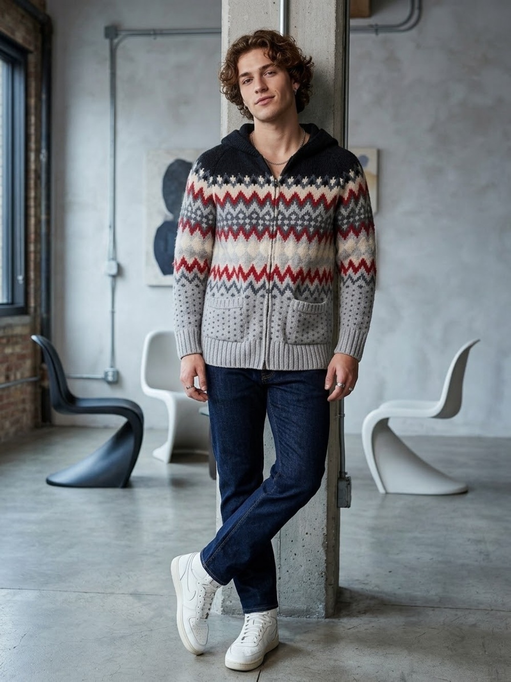 Hudson's Bay Team Canada 100% Lambswool Olympic Knit sweater
